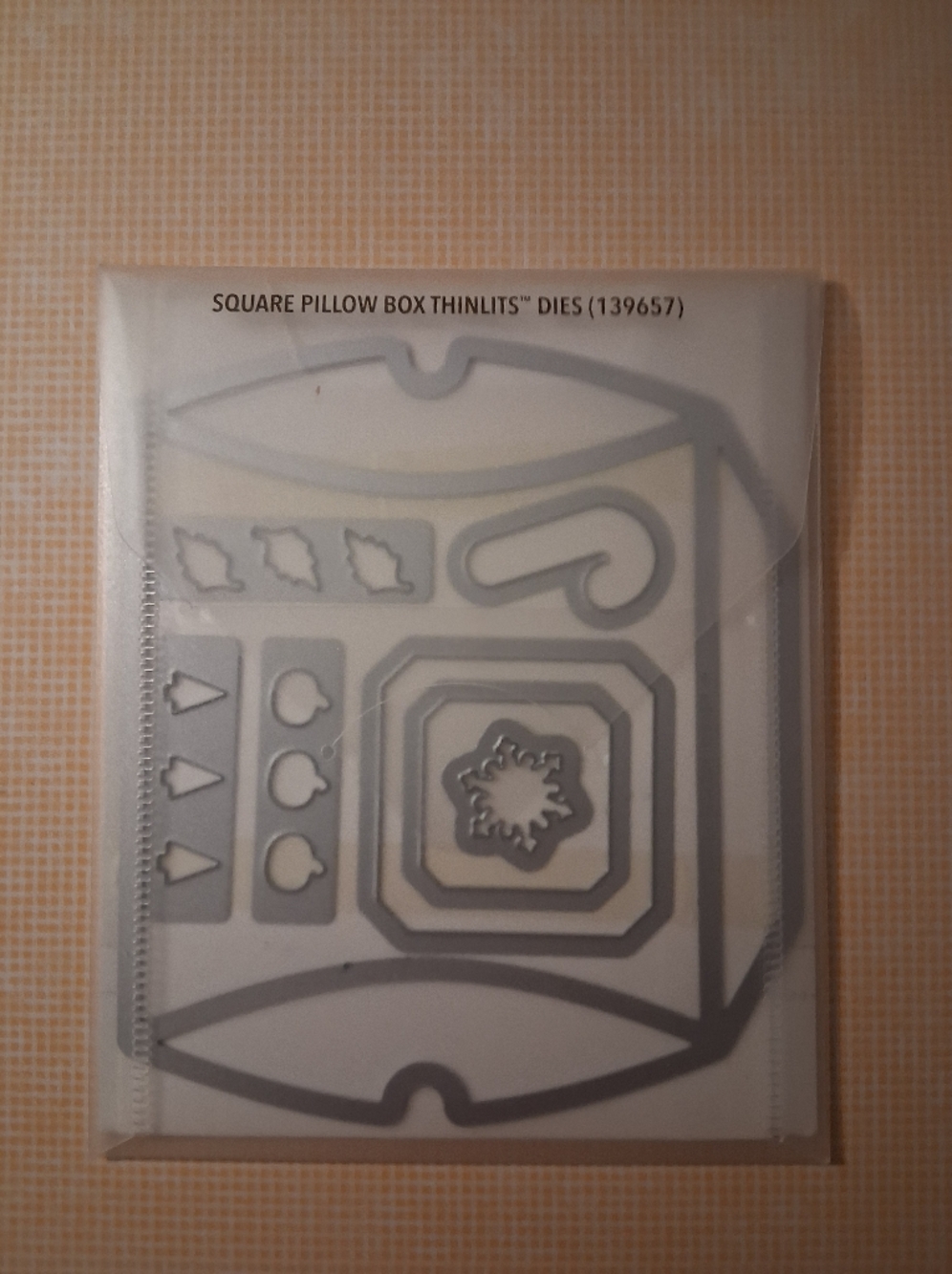 Stampin' Up! Square Pillow Box Thinlits Dies - Gray & White